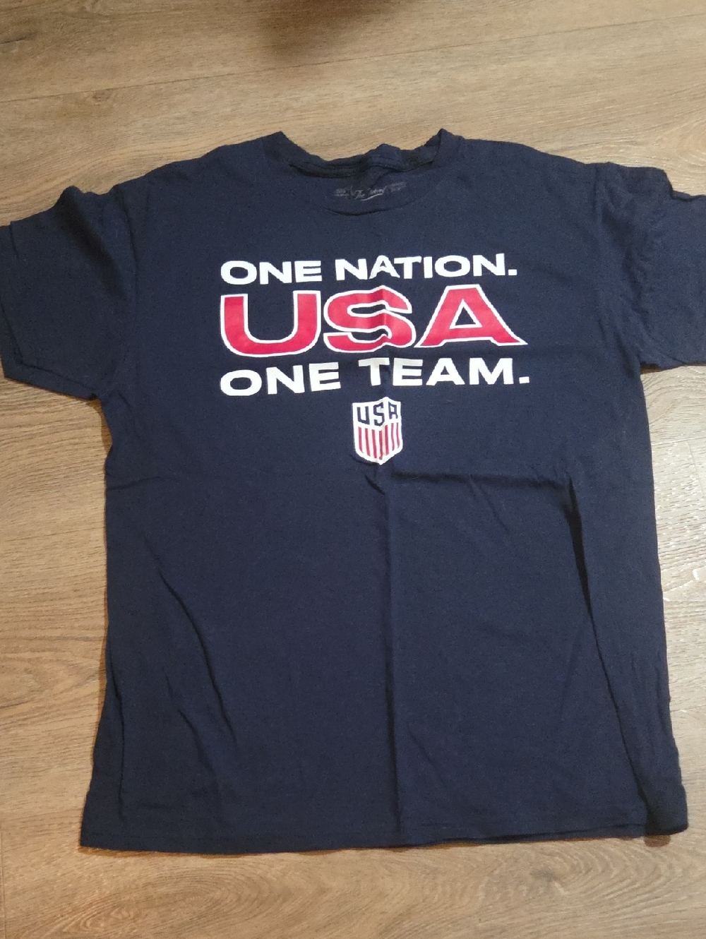 USA One Nation One Team Navy Short Sleeve Tee